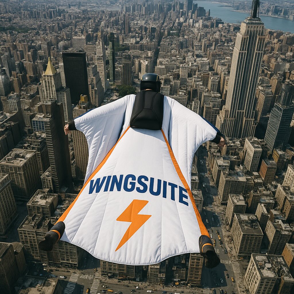 Wingsuite flying